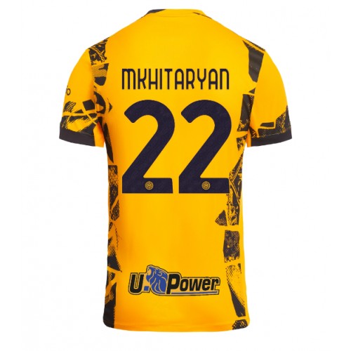 Fotbalové Dres Inter Milan Henrikh Mkhitaryan #22 Alternativní 2024-25 Krátký Rukáv